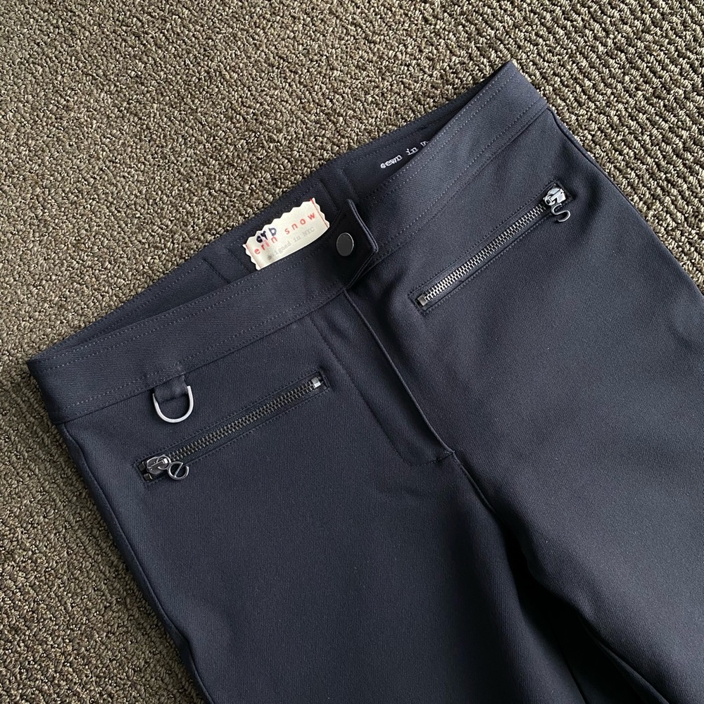 Erin Snow black Jes in the boot ski snow pants size 6 S M